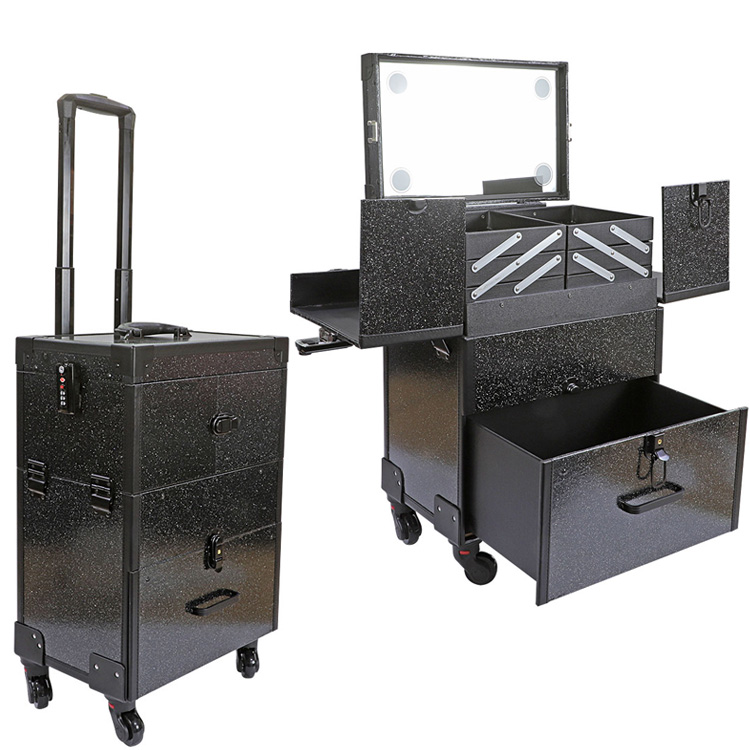 Lighted Makeup Case Mirror Keysonbeauty - Makeup Train Case With Mirror And Lights Lighted Makeup Case Mirror Keysonbeauty - Makeup Train Case With Mirror And Lights